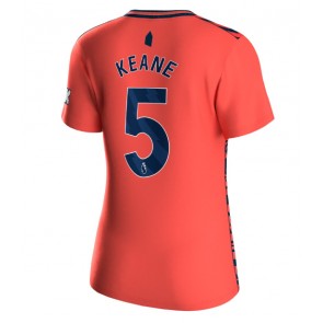 Everton Michael Keane #5 Gostujuci Dres za Ženska 2023-24 Kratak Rukavima